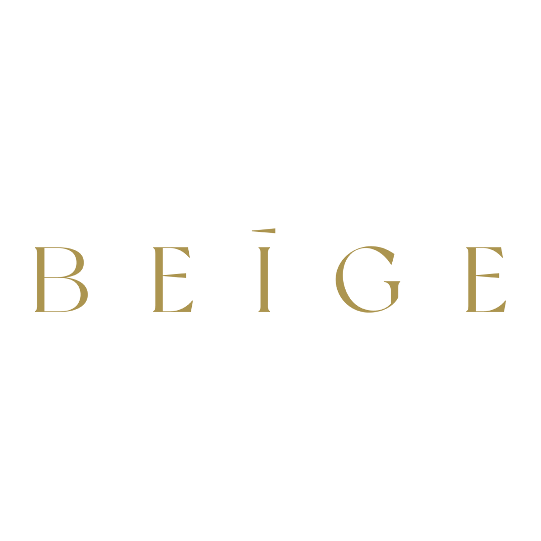 Beige brand identity