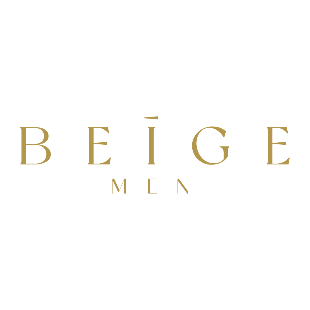 Beige Men brand identity